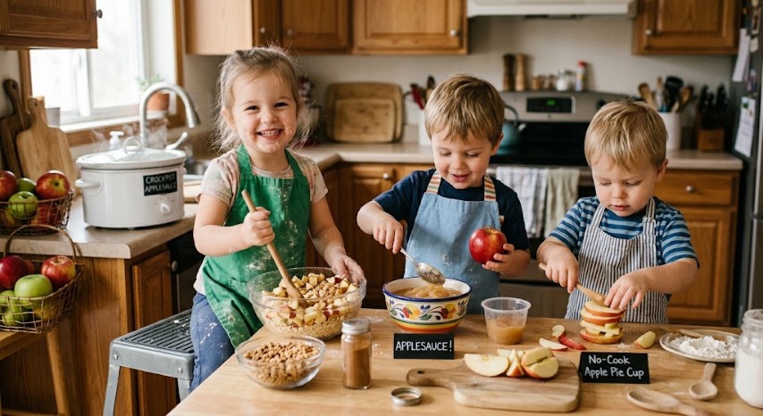 Little Chefs in the Kitchen: Easy Toddler Apple Recipes & the Science of Cooking